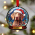 Weimaraner Snow Globe Decoration